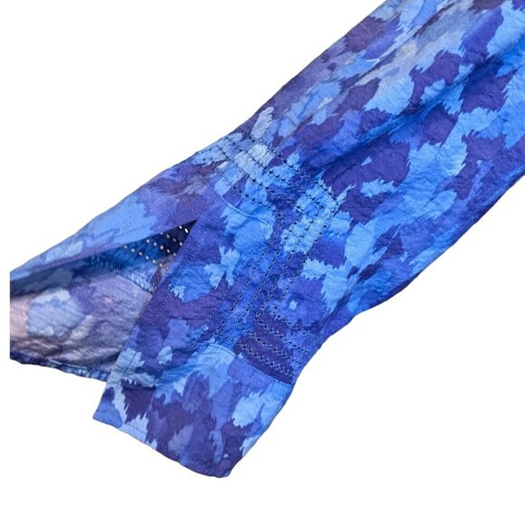 Coldwater Creek royal blue crinkle rayon tunic 1X - Picture 5 of 14